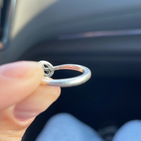 James Avery Script Initial Ring (e) - Picture 2 of 3